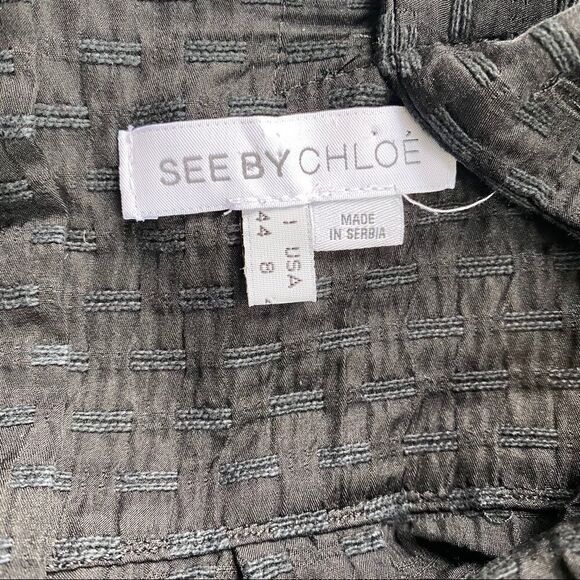 SEE BY CHLOÉ Square Neckline Knee-Length Dres - Picture 7 of 12